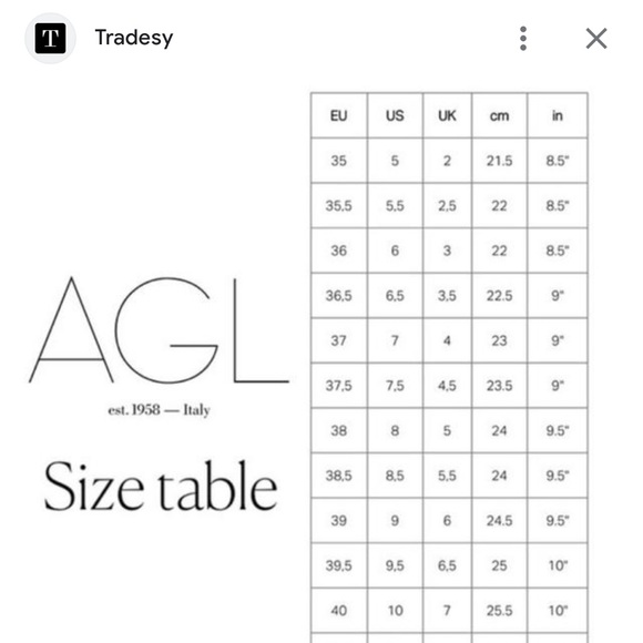 AGL Attilio Giusti Leombruni Patent Flex Pump Sz: 38 (9) - Picture 11 of 11